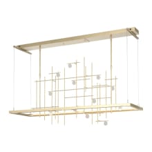 Spring 53" Wide LED Abstract Standard Orientation Chandelier