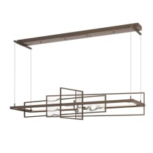 Four Seasons 54" Wide LED Abstract Linear Chandelier