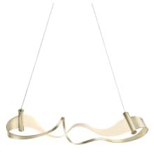 Zephyr 39" Wide LED Abstract Chandelier