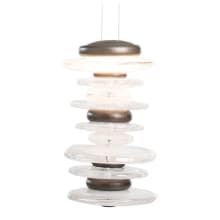 Cairn 6" Wide LED Abstract Mini Pendant