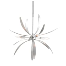 Dahlia 4 Light 21" Wide Abstract Sputnik Chandelier