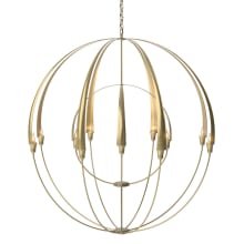 Cirque 12 Light 48" Wide Taper Candle Style Chandelier - Modern Brass Finish