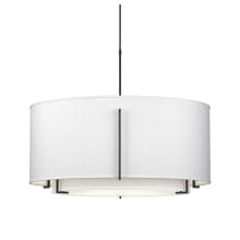 Exos 3 Light 37" Wide Drum Chandelier