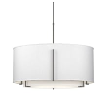 Exos 3 Light 37" Wide Drum Chandelier