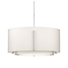 Exos 6 Light 43" Wide Drum Chandelier