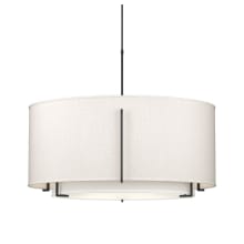 Exos 6 Light 43" Wide Drum Chandelier