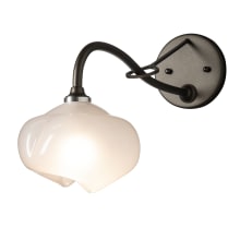 Ume 10" Tall Bathroom Sconce - Oil Rubbed Bronze Finish with Frosted Glass Shade