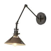 Henry 15" Tall Wall Sconce - Oil Rubbed Bronze Finish with Bronze Accents and Bronze Shade