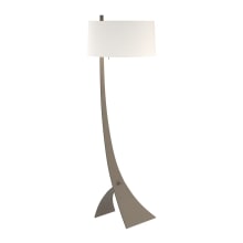 Stasis 59" Tall LED Novelty Floor Lamp with Customizable Fabric Shade