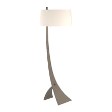 Stasis 59" Tall LED Novelty Floor Lamp with Customizable Fabric Shade