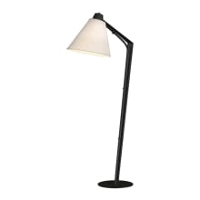Reach 55" Tall LED Arc Floor Lamp with Customizable Fabric Shade