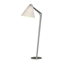 Reach 55" Tall LED Arc Floor Lamp with Customizable Fabric Shade