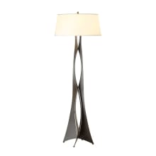 Moreau 63" Tall LED Buffet Floor Lamp with Customizable Fabric Shade