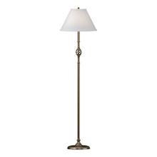Twist Basket 55" Tall Buffet Floor Lamp with Customizable Fabric Shade