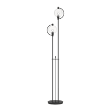 Pluto 2 Light 68" Tall LED Tree Floor Lamp with Customizable Glass Shade