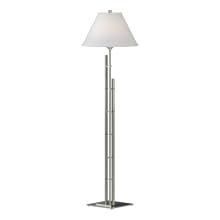 Metra 57" Tall LED Buffet Floor Lamp with Customizable Fabric Shade