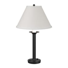 Simple Lines 27" Tall LED Buffet Table Lamp with Customizable Fabric Shade