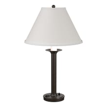 Simple Lines 27" Tall LED Buffet Table Lamp with Customizable Fabric Shade