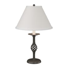 Twist Basket 26" Tall LED Buffet Table Lamp with Customizable Fabric Shade