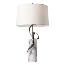 Rivulet 31" Tall Buffet Table Lamp with Marble Base