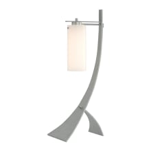 Stasis 28" Tall LED Novelty Table Lamp with Customizable Glass Shade