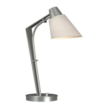 Reach 22" Tall LED Arc Desk Lamp with Customizable Fabric Shade