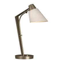 Reach 22" Tall LED Arc Desk Lamp with Customizable Fabric Shade