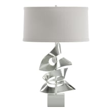 Gallery 25" Tall LED Buffet Table Lamp with Customizable Fabric Shade