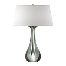Lino 25" Tall LED Vase Table Lamp with Customizable Fabric Shade