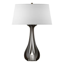 Lino 25" Tall LED Vase Table Lamp with Customizable Fabric Shade