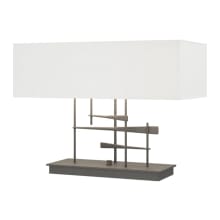 Cavaletti 2 Light 15" Tall LED Novelty Table Lamp with Customizable Fabric Shade