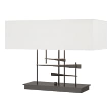 Cavaletti 2 Light 15" Tall LED Novelty Table Lamp with Customizable Fabric Shade