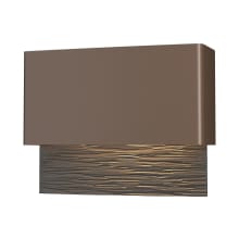 Stratum 7" Tall LED Outdoor Wall Sconce