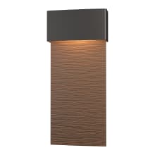Stratum 22" Tall LED Outdoor Dark Sky Wall Sconce - Coastal Oil Rubbed Bronze Finish with Coastal Bronze Accents