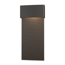 Stratum 22" Tall LED Outdoor Wall Sconce