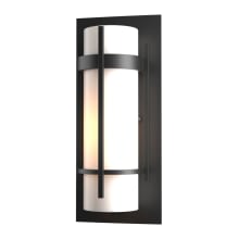 Banded 12" Tall Outdoor Wall Sconce