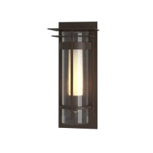 Torch Small Outdoor Sconce with Top Plate
