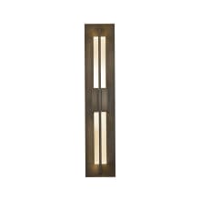 Double Axis 24" Tall LED Outdoor Wall Sconce