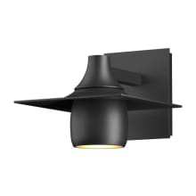 Hood 7" Tall Outdoor Wall Sconce