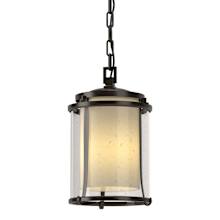 Meridian 8" Wide Semi-Flush Outdoor Mini Penant
