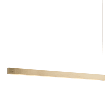 Fold 44" Wide LED Suspension Linear Pendant