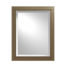 Metra 22" W x 28" H Rectangular Metal Framed Bathroom Wall Mirror