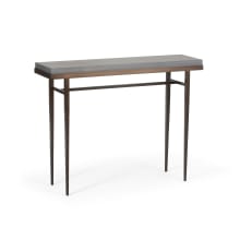 Wick 42" Wide Wood Top Metal Console/Sofa Table