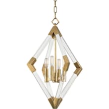 Lyons 4 Light 17" Wide Taper Candle Pendant