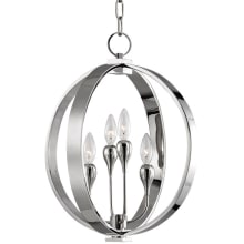 Dresden 4 Light 16" Wide Taper Candle Pendant