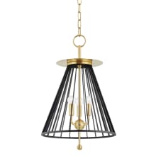 Cagney 3 Light 14" Wide Pendant