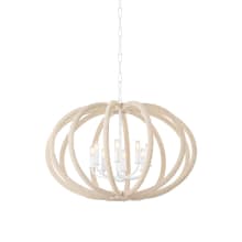 Lewiston 8 Light 34" Wide Abstract Chandelier