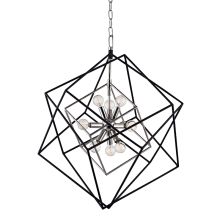 Roundout 9 Light 26" Wide Abstract Chandelier