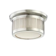 Bangor Single Light 6" Wide Integrated LED Flush Mount Drum Ceiling Fixture / Wall Sconce