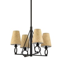 Pendelton 4 Light 24" Wide Chandelier